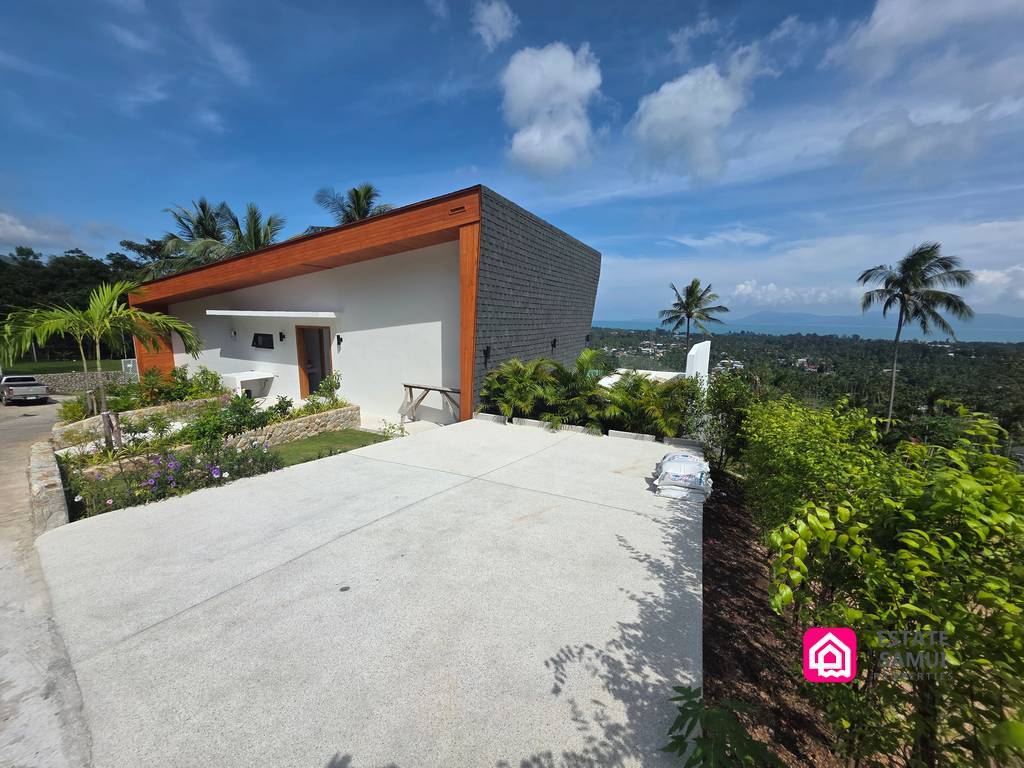contemporary sea view villa for sale, koh samui