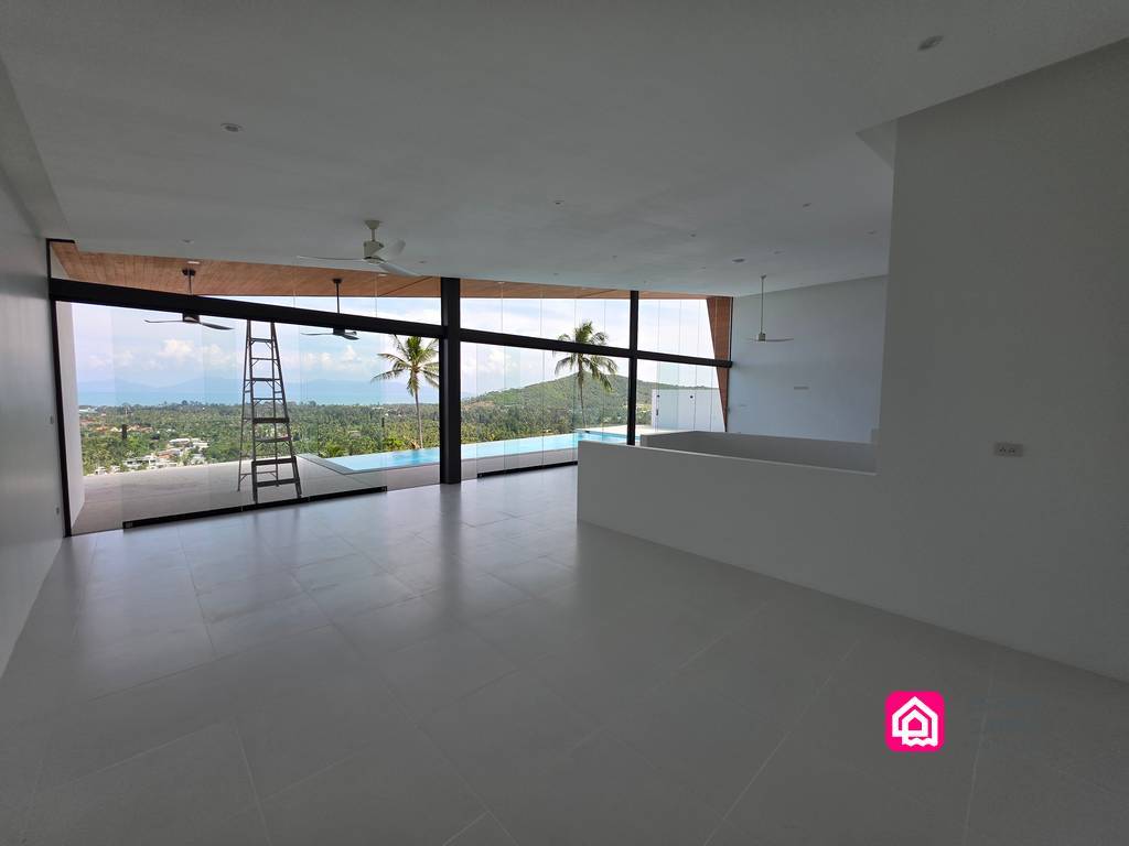 contemporary sea view villa for sale, koh samui