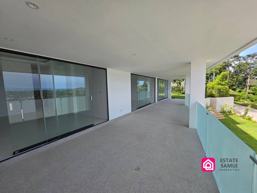contemporary sea view villa for sale, koh samui