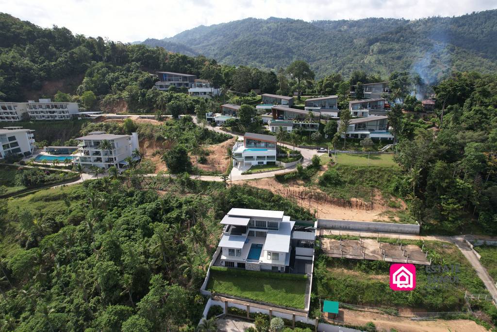 contemporary sea view villa for sale, koh samui