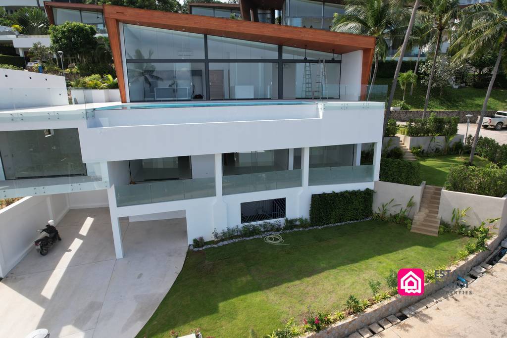 contemporary sea view villa for sale, koh samui