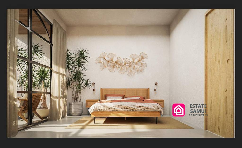 modern bangrak pool villas for sale, koh samui