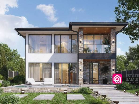 contemporary bophut villas for sale