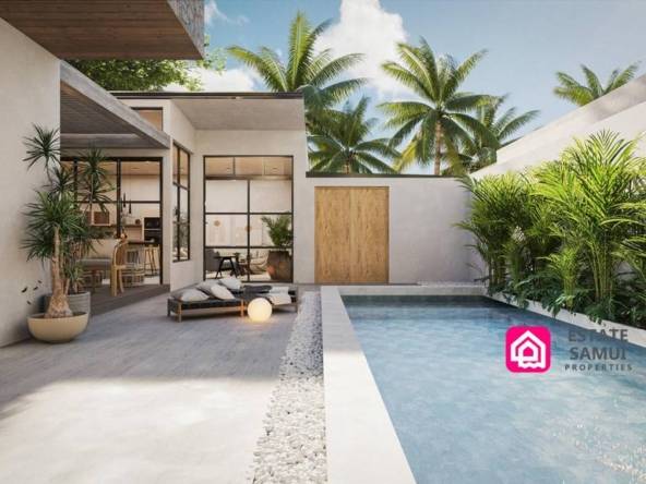 modern bangrak pool villas