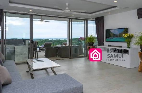 sunset beach view villa