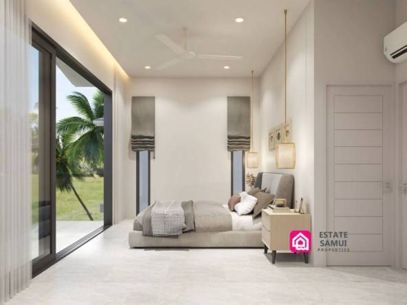 Modern affordable pool villas