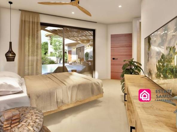 tropical pool villas for sale