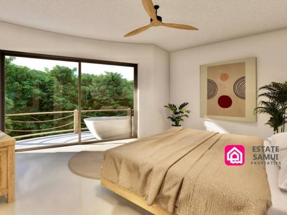 tropical pool villas for sale