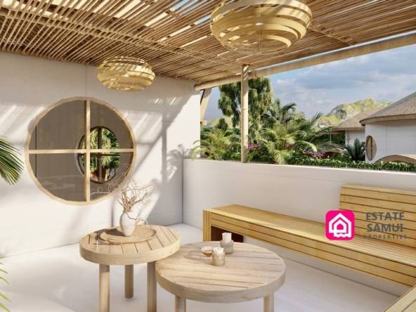 tropical pool villas for sale