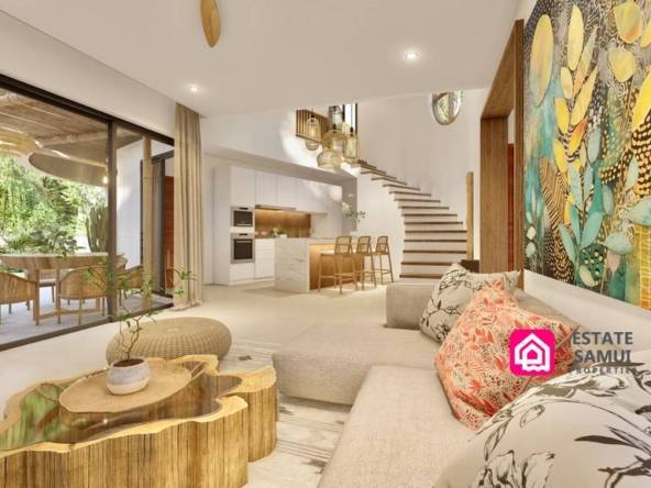 tropical pool villas for sale