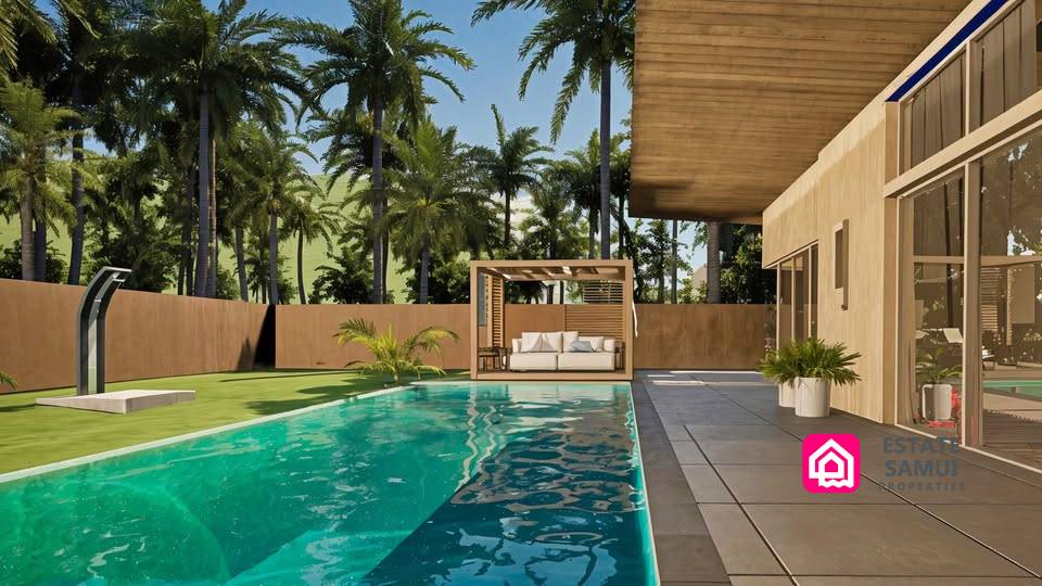 Modern Bohemian Pool Villas