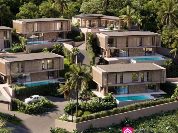 Modern Boho Pool Villas