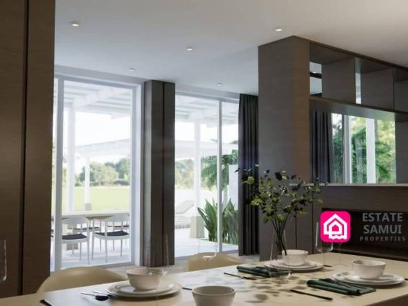 Sleek Maenam Villa For Sale