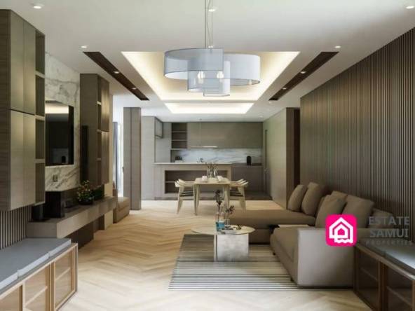 Sleek Maenam Villa For Sale