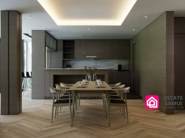 Sleek Maenam Villa For Sale