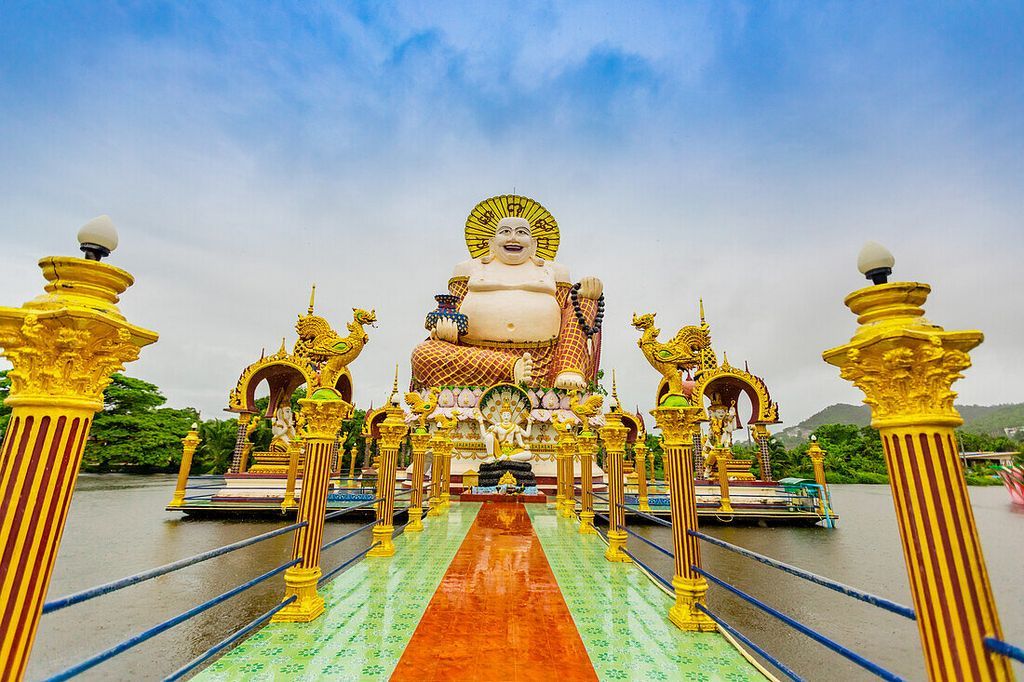 plai laem temple, koh samui