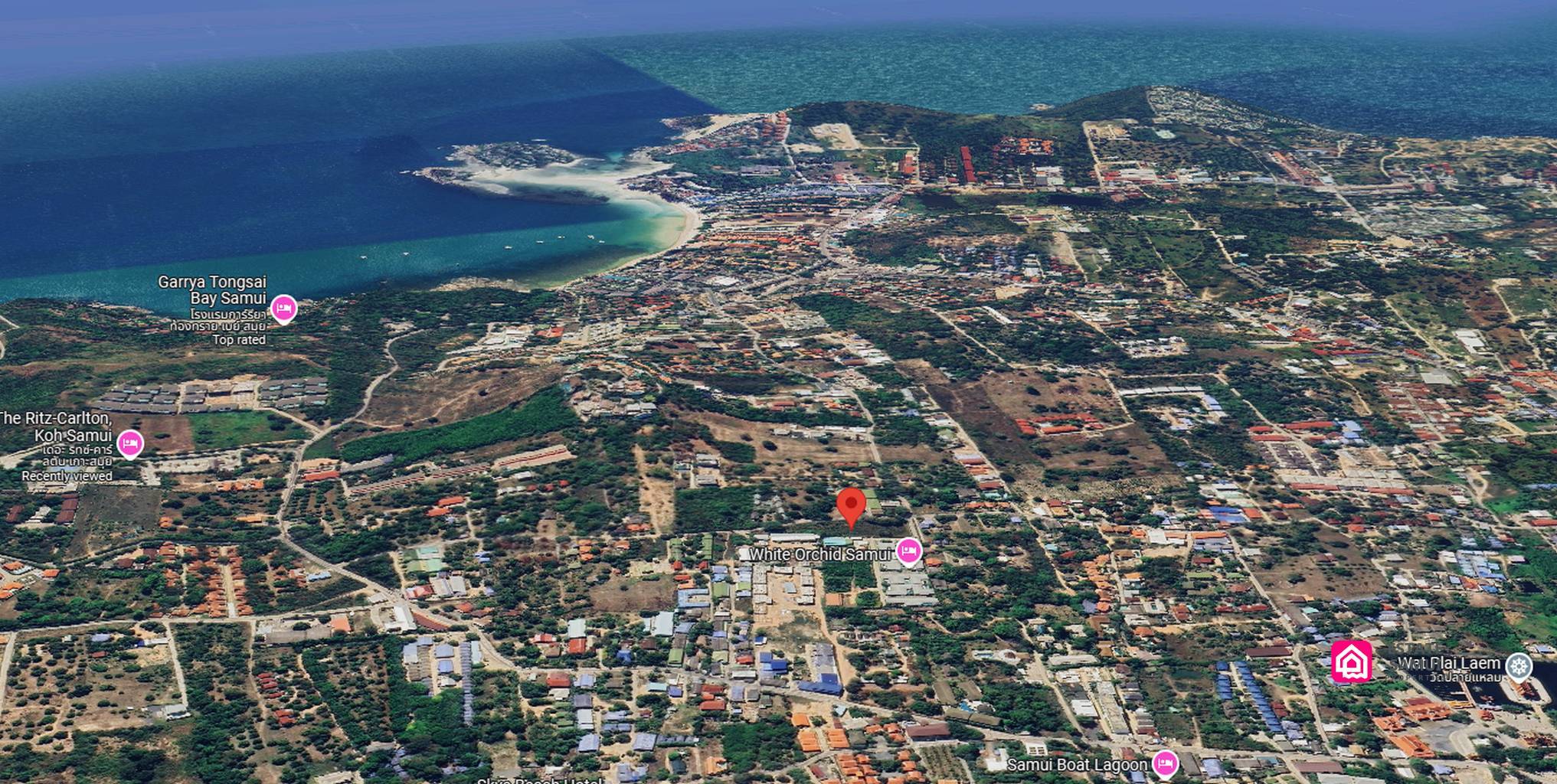 2 Rai Plai Laem Flat Land for Sale in Koh Samui Plai Laem Flat Land
