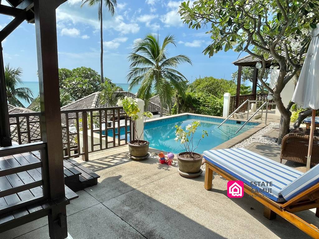 beach-side villa for sale, koh samui