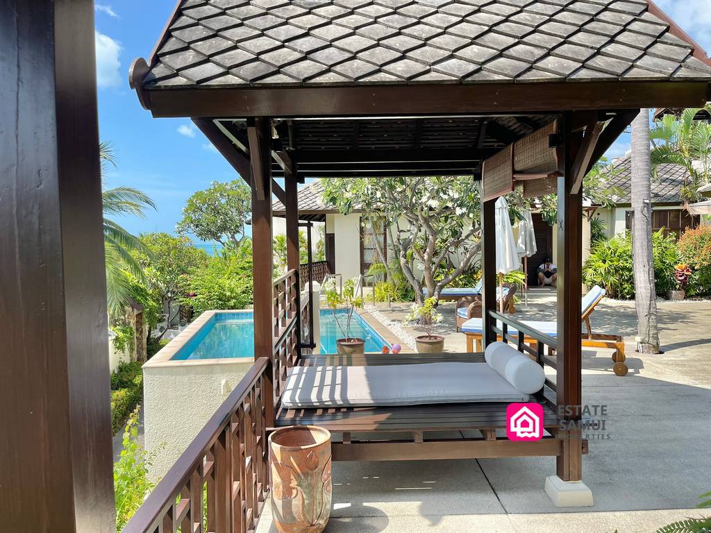 beach-side villa for sale, koh samui