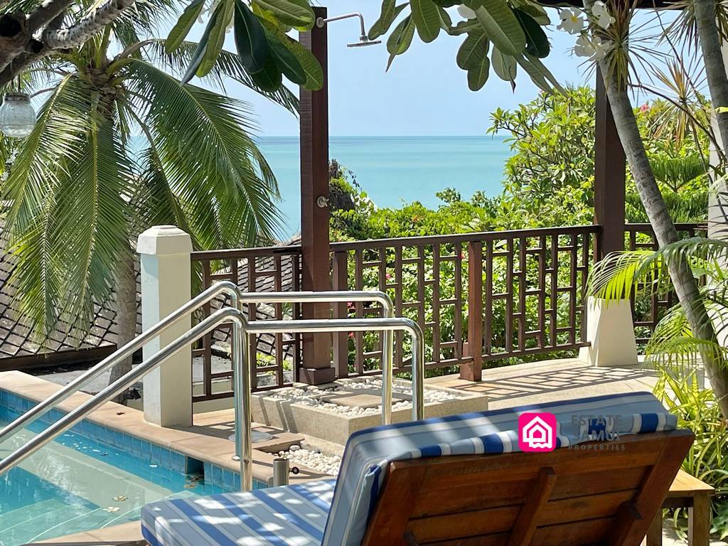 beach-side villa for sale, koh samui