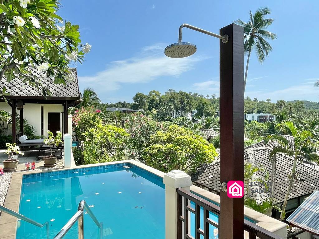 beach-side villa for sale, koh samui