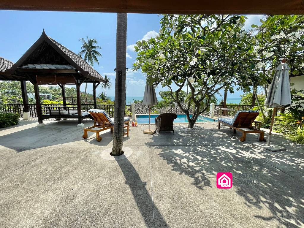 beach-side villa for sale, koh samui