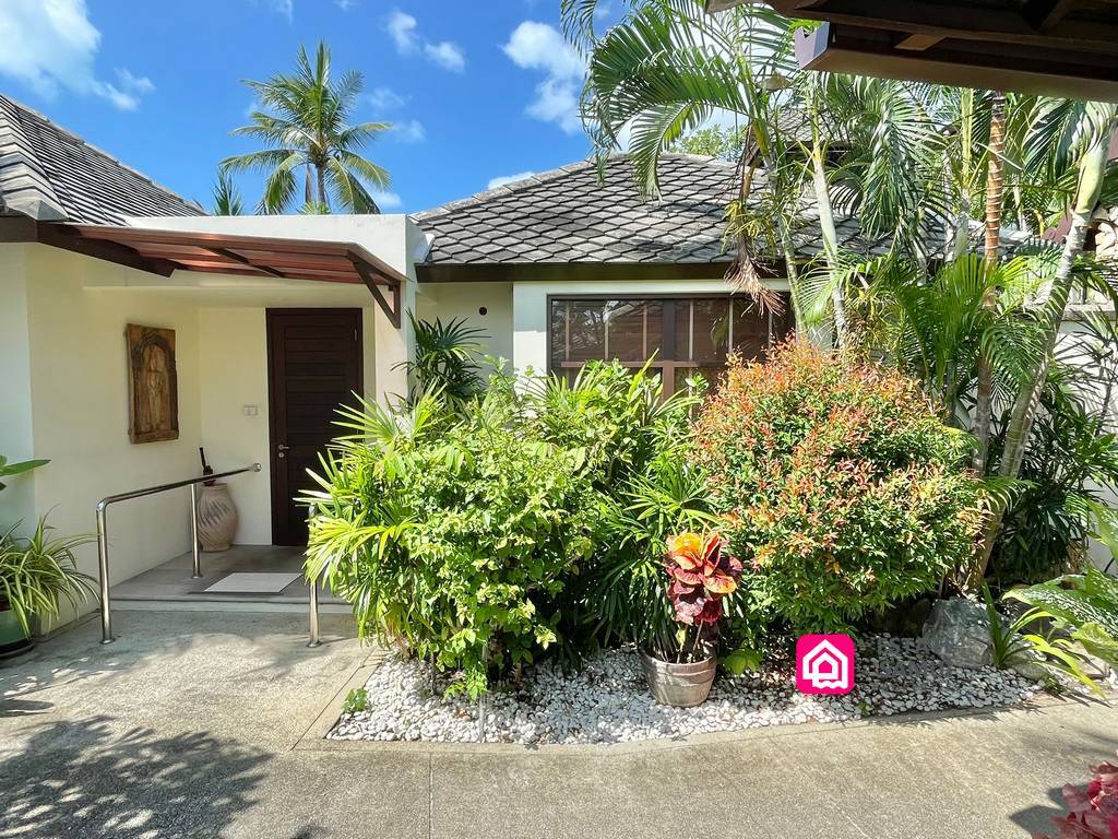 beach-side villa for sale, koh samui