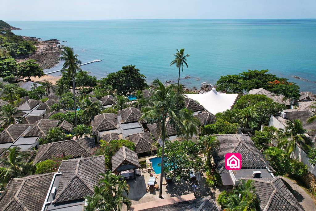 beach-side villa for sale, koh samui