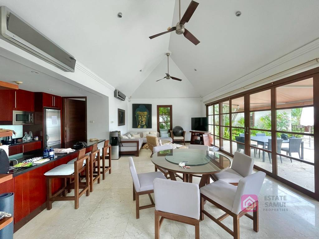 beach-side villa for sale, koh samui