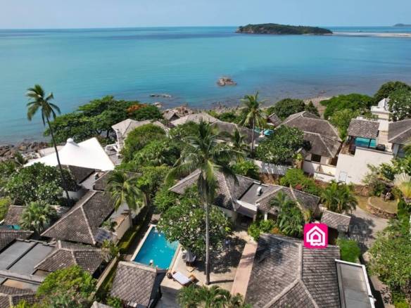 beach-side villa for sale, koh samui