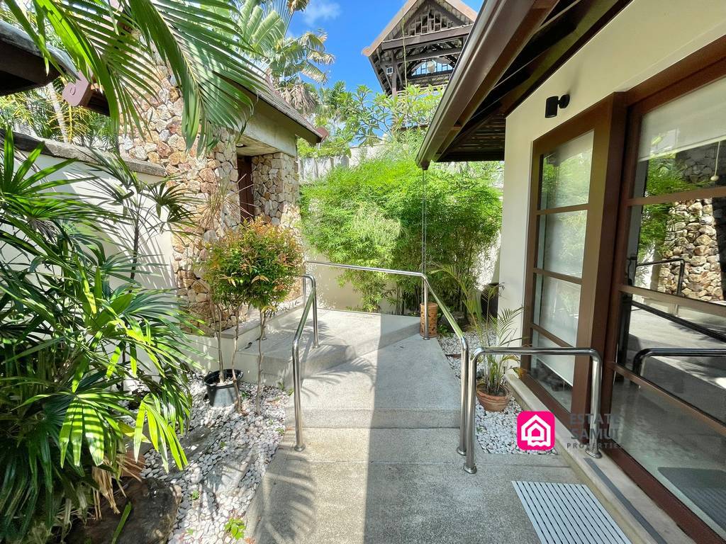 beach-side villa for sale, koh samui