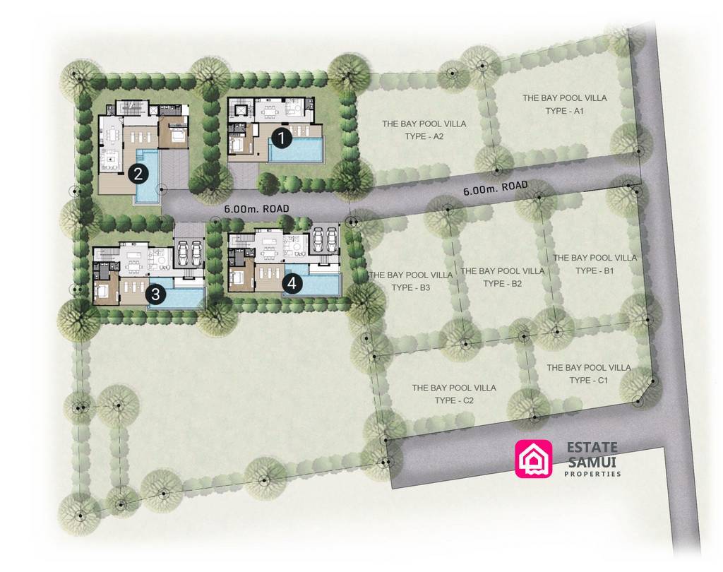 the bay villas for sale