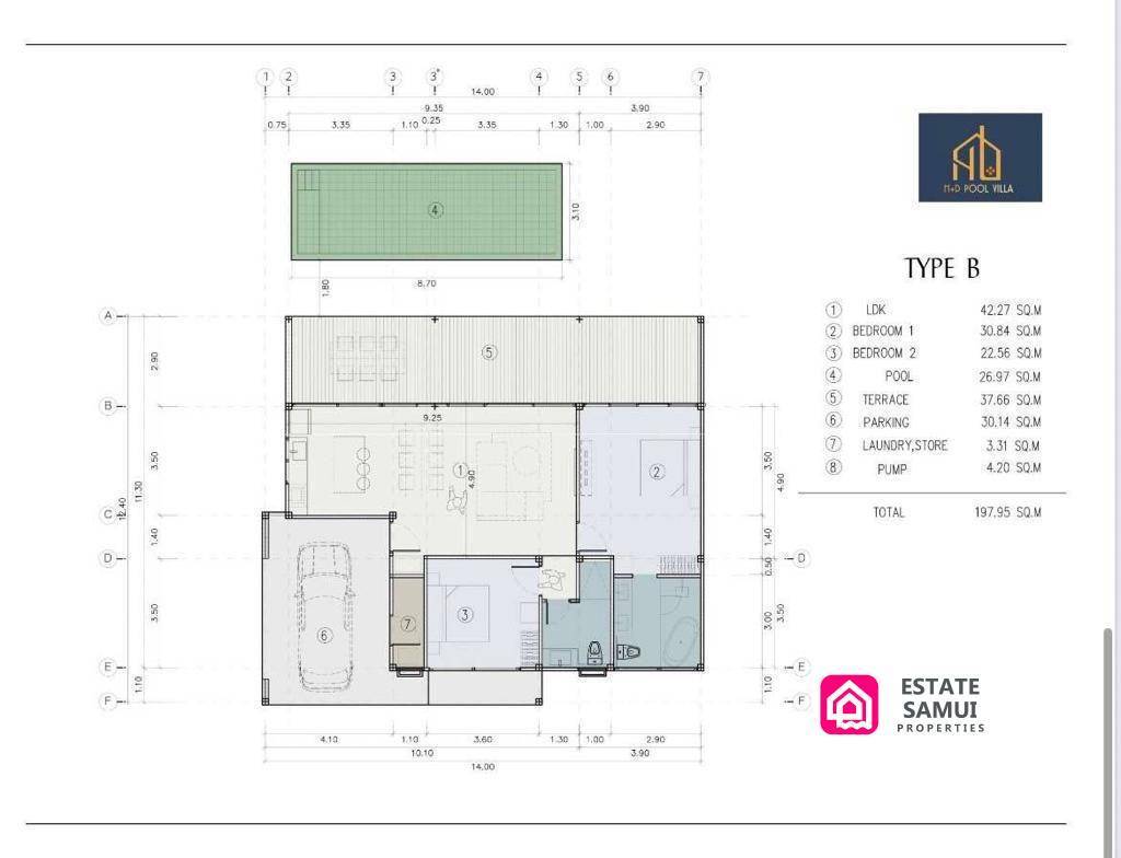 maenam modern villa for sale