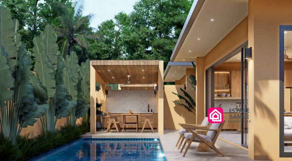 Modern Natural Pool Villa