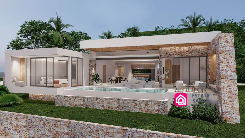 Modern Partial View Villa