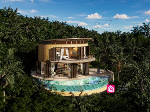 Unique sunset view villa