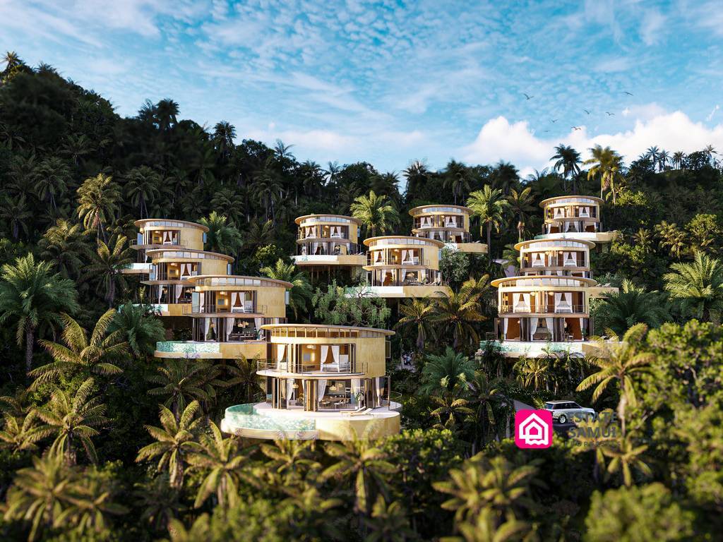 Unique sunset view villa