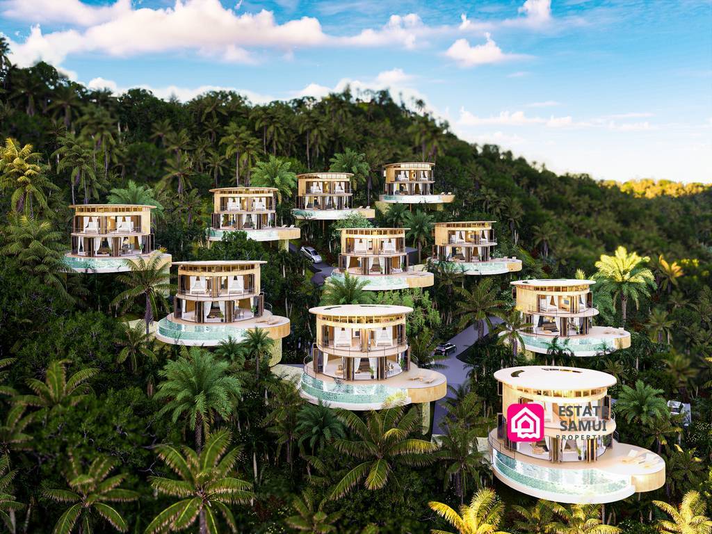 Unique sunset view villa