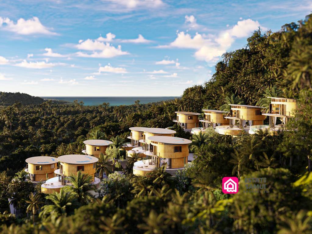 Unique sunset view villa