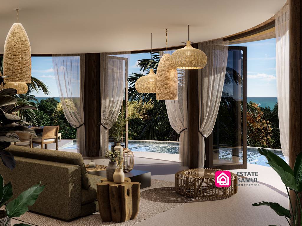 Unique sunset view villa