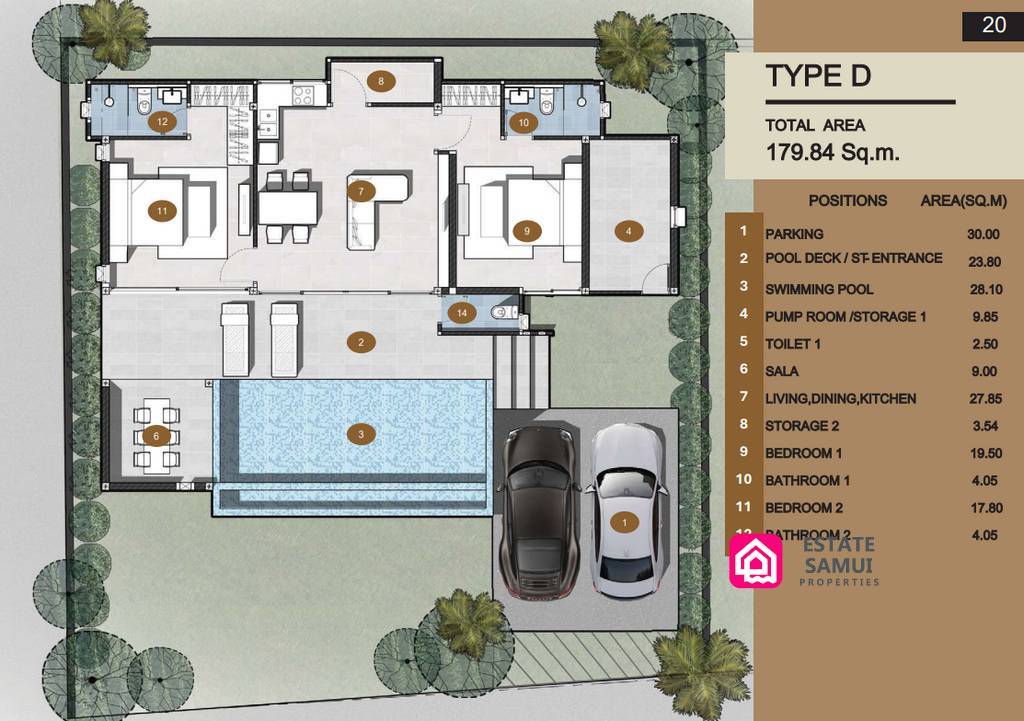 Bang Kao Pool Villas