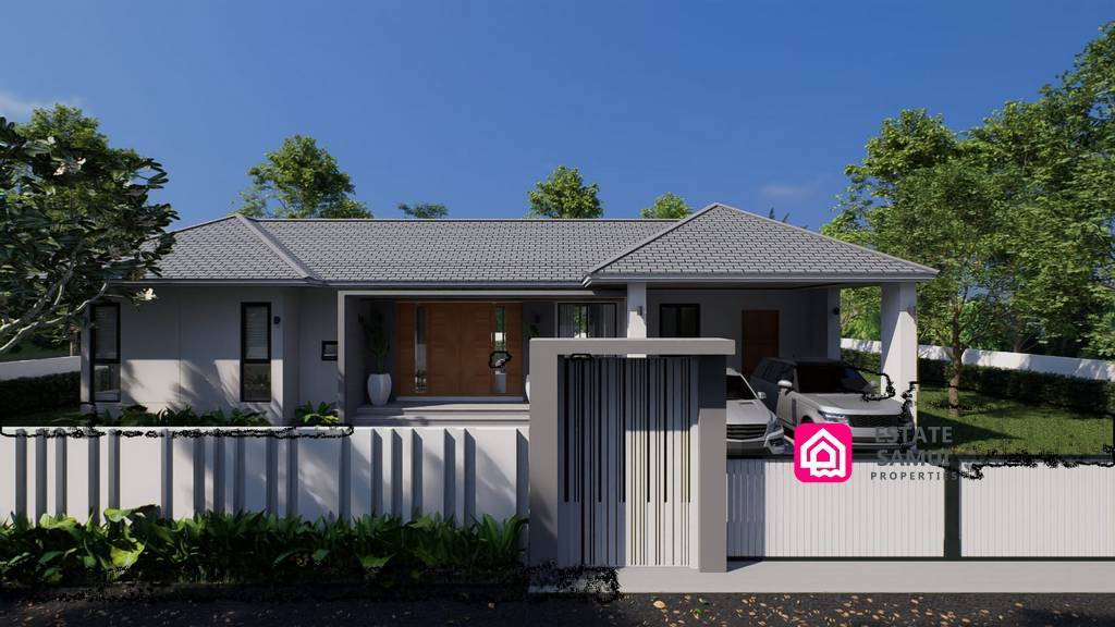 Modern Garden Pool Villa