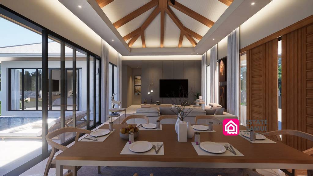 Modern Garden Pool Villa