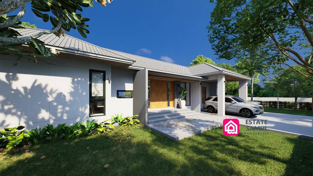 Modern Garden Pool Villa