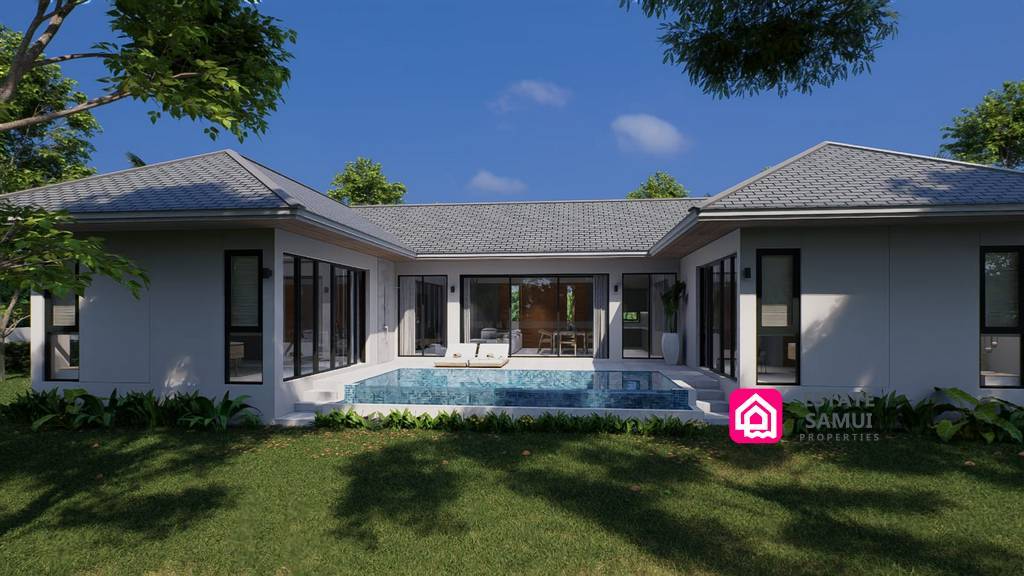 Modern Garden Pool Villa