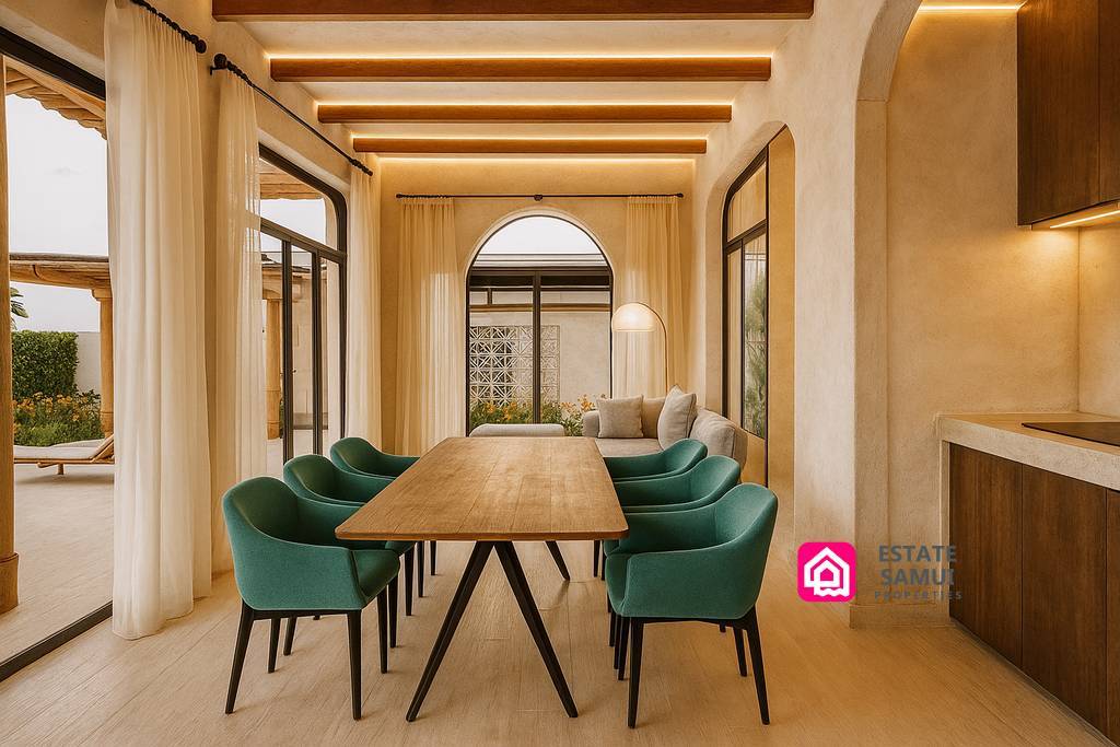 Modern Boho Pool Villas