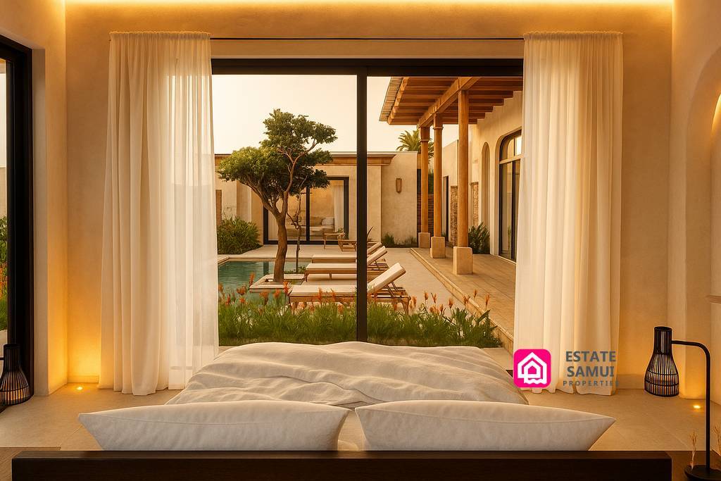 Modern Boho Pool Villas