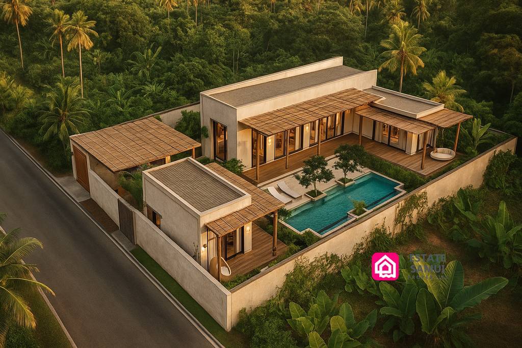 Modern Boho Pool Villas