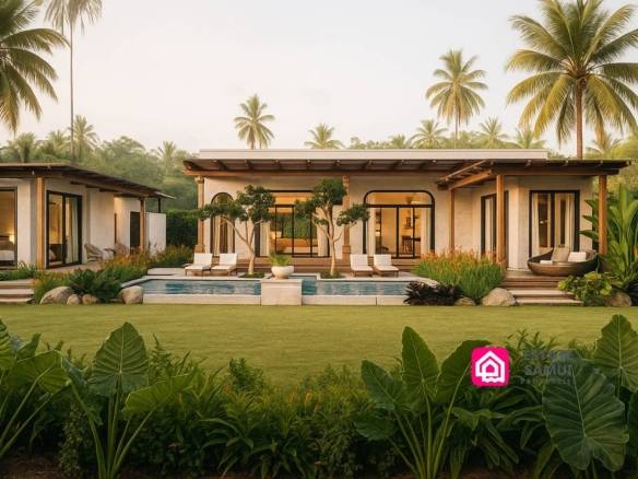 Modern Boho Pool Villas