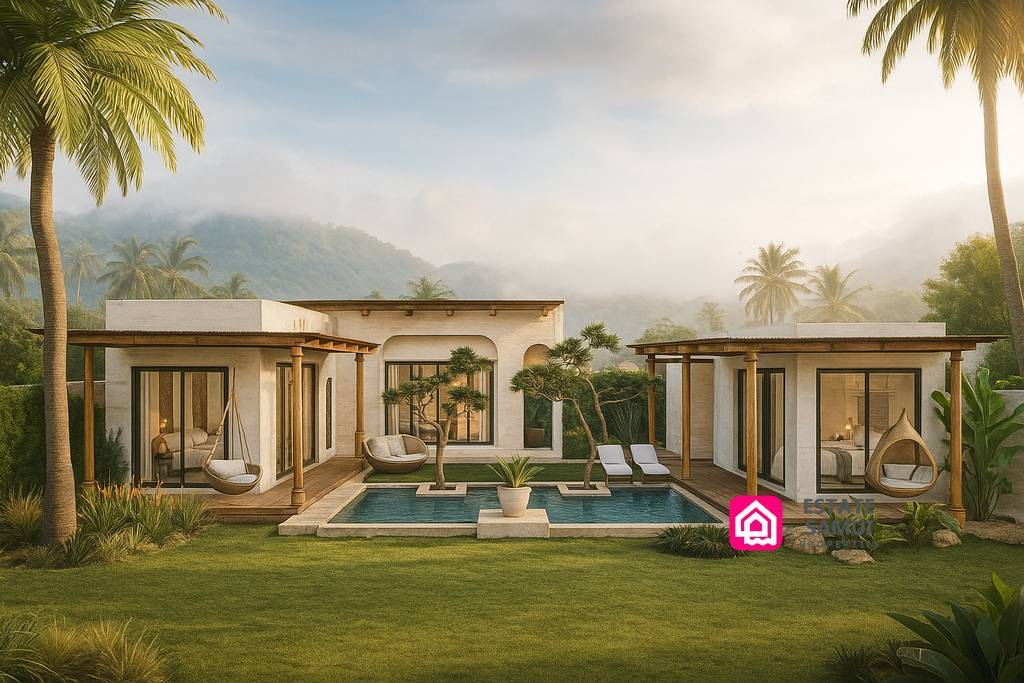 Boho Style Pool Villas